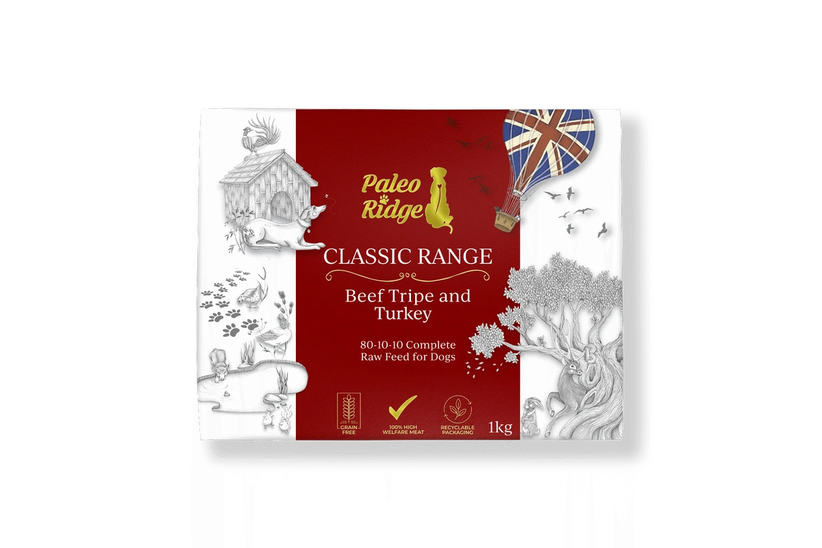 Paleo Classic Beef Tripe and Turkey - 1kg